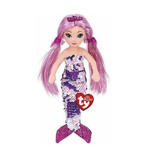 TY Sea Sequins Plush Mermaid - LORELAI (Regular Size -10 inch)